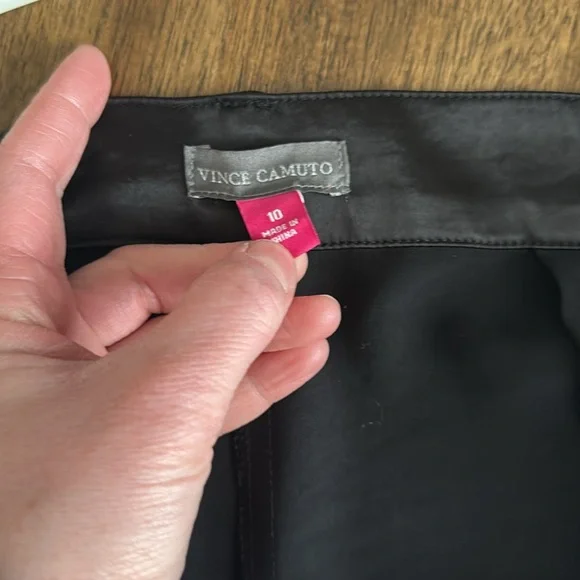 Vince Camuto Satin Wide Leg Pants 10 - Picture 5 of 8